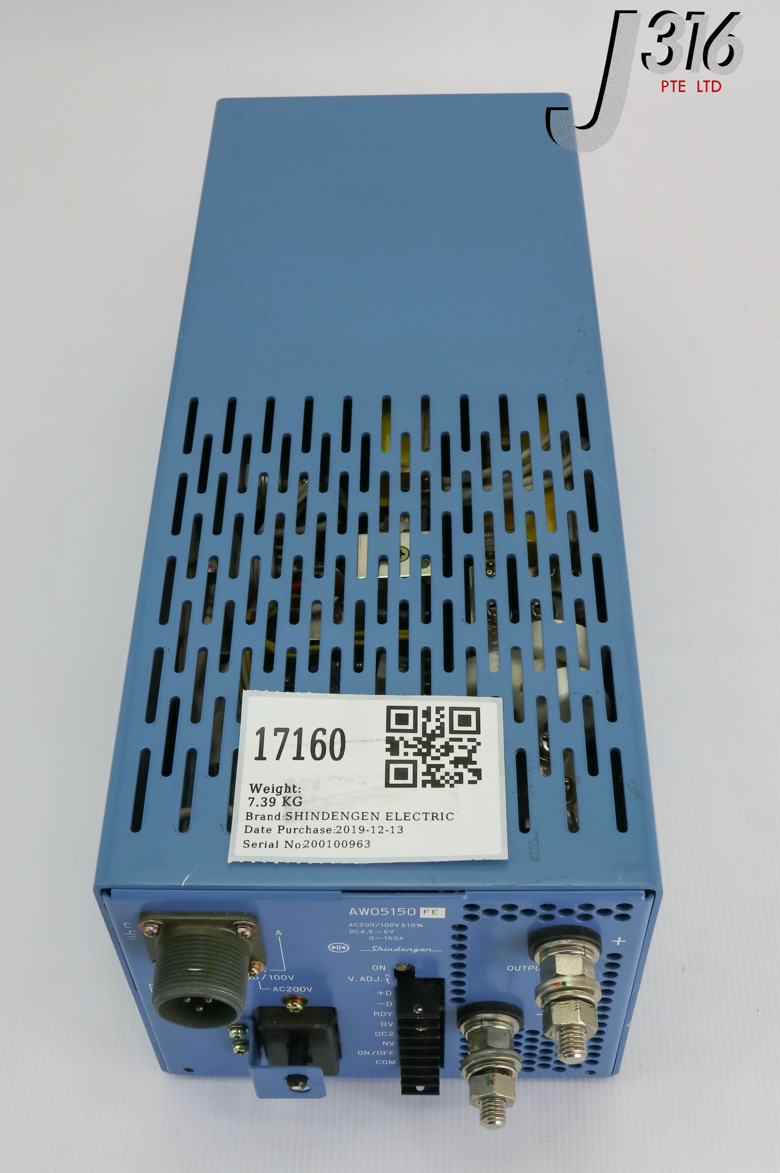 専用5キロ 2箱 17160 SHINDENGEN ELECTRIC POWER SUPPLY, AC200/100V, DC4.5~6V, 0